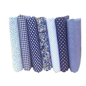 souarts cotton floral fabric bundles quilting sewing patchwork cloths diy craftyellow 25x25cm 7pcs