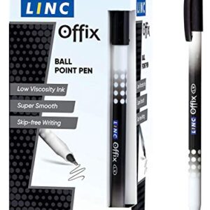 Linc Offix Smooth Ball Point Pen, 1.00mm Tip, 50-Count, Black - 802917151529