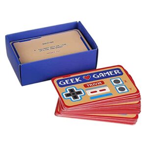 Gift Republic Geek Gamer Trivia, Red, 10cm