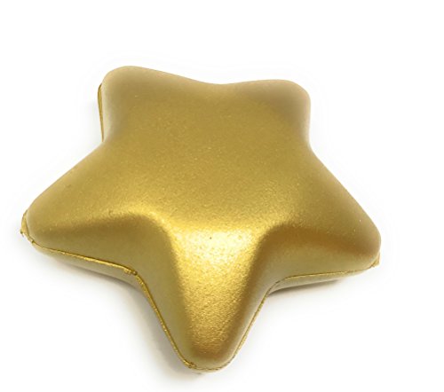 Funiverse 20 Bulk 3" Gold Star Award Stress Relievers - Perfect Office Awards, Student Prizes, or Camp Trophies