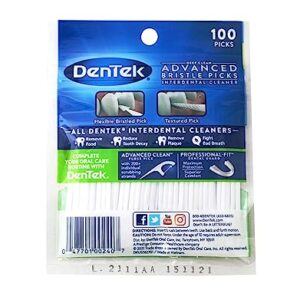 DenTek Deep Clean Bristle Picks Two Packs of 100 Each