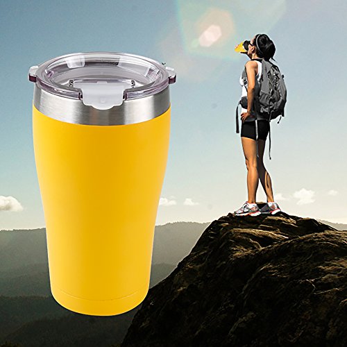 Tahoe Trails 30 oz Stainless Steel Tumbler Vacuum Insulated Double Wall Travel Cup With Lid, Spectrum Blue, (69-747-1002)