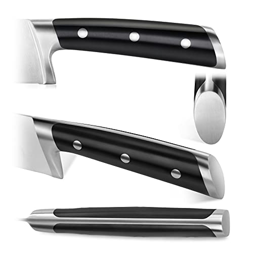 Cangshan S Series 1020359 German Steel Forged 4-Piece Steak Knife Set, 5-Inch Blade