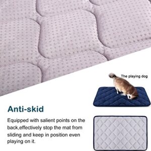 Large Dog Bed Crate Pad Mat Soft Washable Dog Beds 42 inch Kennel Pads Pet Beds Non Slip Cat Dog Sleeping Mattress