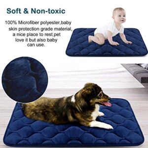 Large Dog Bed Crate Pad Mat Soft Washable Dog Beds 42 inch Kennel Pads Pet Beds Non Slip Cat Dog Sleeping Mattress