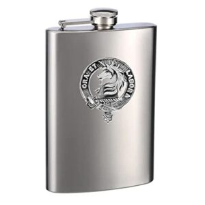 ramsay clan stainless steel 8oz flask