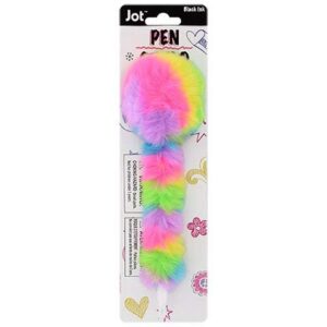 Back to School Teacher Classroom Pre-school Elementary Middle High Rainbow Fuzzy Fluffy Novelty Pen