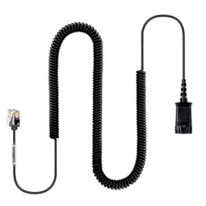 voicejoy headset adapter cable compatible with plantronics and voicejoy headsets - connects to all cisco 6000, 7800 and 8000 series phones and also models 7940 7941,26716-01 cord