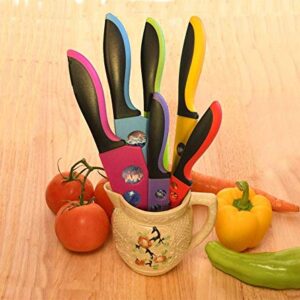 Chef’s Vision Blade Keepers Protective Knife Covers for the Cosmos Series Knives - Knives Not Included - Color Blade Cover Sheaths for Kitchen Knives - Blade Guards to Protect your Cosmos Knives