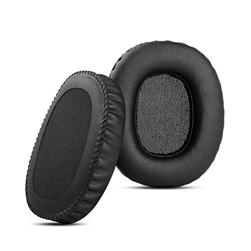 Replacement Earpads Ear Pads Cushions Compatible with Marshall Monitor Over-Ear Stereo Headphones (Black)