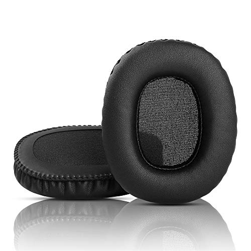 Replacement Earpads Ear Pads Cushions Compatible with Marshall Monitor Over-Ear Stereo Headphones (Black)