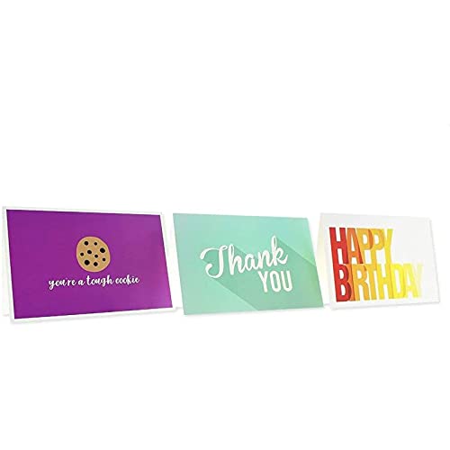 36 Pack All Occasions Blank Greeting Cards Assortment Box Set, Assorted Notes 4x6 inch with Envelopes for Thank You, Birthday, Sympathy