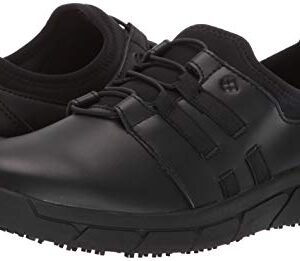 Shoes for Crews LILA Karina, Women's Lightweight Work Shoes, Slip Resistant, Water Resistant, Black, Size 9.5