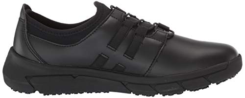 Shoes for Crews LILA Karina, Women's Lightweight Work Shoes, Slip Resistant, Water Resistant, Black, Size 9.5