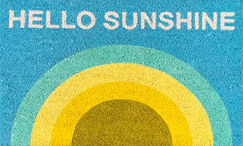 Novogratz by Momeni Rugs "Aloha Collection Hello Sunshine Doormat, 1'6"" x 2'6"", Multicolor"