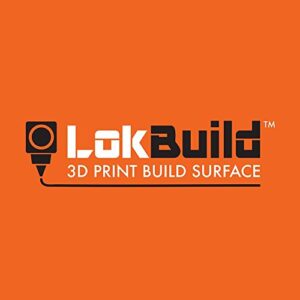 lokbuild 3d print build surface, sticky back sheet, quick, clean removal of printed parts, versatile (single pack 6" (153x153mm))