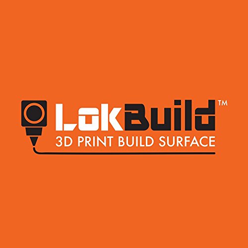 LokBuild 3D Print Build Surface, sticky back sheet, quick, clean removal of printed parts, versatile (SINGLE PACK 6" (153x153mm))