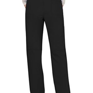 Pull-On Cargo Scrub Pants for Women Workwear Revolution, Soft Stretch WW110, M, Black