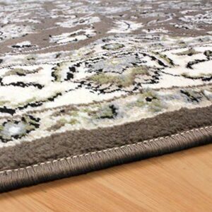 SUPERIOR Lille 8' x 10' Area Rug, Contemporary Living Room & Bedroom Area Rug, Anti-Static and Water-Repellent for Residential or Commercial use