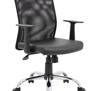 Boss Office Products Budget Task Chair with T-Arms, Black
