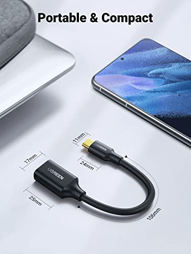 UGREEN USB C to USB 3.1 Adapter,USB C Female to USB Male Adapter,Type C Adapter OTG Cable Compatible with MacBook Pro 2022, MacBook Air/Mini,iPad Mini/Pro 2022, Samsung Galaxy S22 Google Pixel
