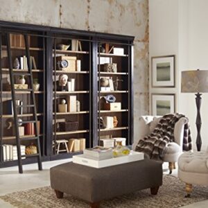 Martin Furniture Fully Assembled Aged Ebony Toulouse 6 Shelves Bookcase,