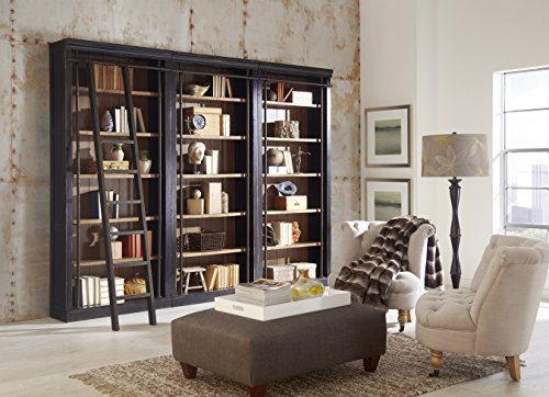 Martin Furniture Fully Assembled Aged Ebony Toulouse 6 Shelves Bookcase,