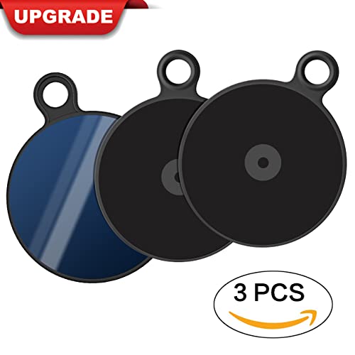 [3 Pack] Dashboard Pad Mounting Disk for Suction Cup Phone Mount & for Tom Tom Garmin GPS Suction Mount Sat Nav Dash Cam Holder Stick On Universal Dash Mount Pad w/3M Adhesive 70mm Diameter 3 Pcs