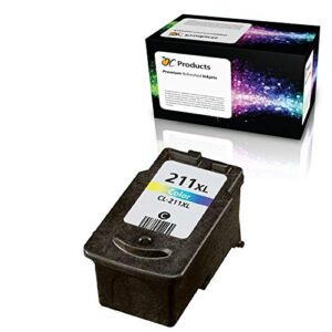 ocproducts remanufactured canon cl-211xl ink cartridge replacement for canon mx320 mx420 mx340 ip2700 mp495 mp490 printers (1 color)