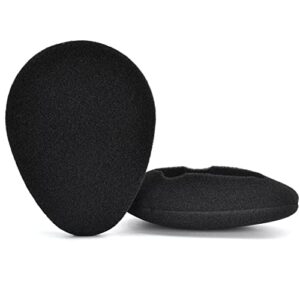 4 x Ear Pads - defean Replacement Automobile Headphone Foam Compatible with Infrared Wireless Headphones in GM Ford Toyota Nissan Automobile Entertainment DVD Player Systems 80x65mm (Foam)