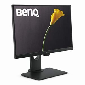 BenQ GW2480 Computer Monitor 24" FHD 1920x1080p | IPS | Eye-Care Tech | Low Blue Light | Anti-Glare | Adaptive Brightness | Tilt Screen | Built-In Speakers | DisplayPort | HDMI | VGA,Black