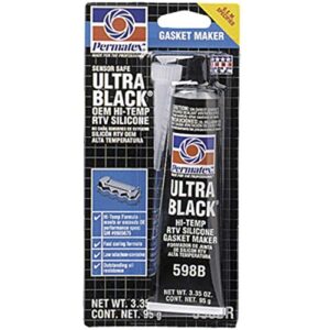 ultra black® oil resistant rtv silicone gasket maker, 3.35 tube