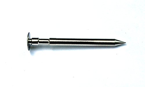 Red Dirt Derby Pinewood Car Machined, Polished and Grooved Axles - (4 Axles) - Groove Plus Angled Head Reduces Friction While Increased Diameter Reduces Wheel Wobble thereby Increasing Speed