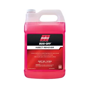 malco bug off - easy removal from auto paint, glass, metal and plastic surfaces / 1 gallon (107801)