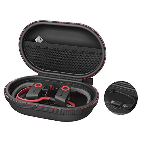 Smatree Charging Case Compatible for BeatsX, Powerbeats 3, Powerbeats 2, Bose Soundsport, Jaybird X4/X3/X2, Powerbeats High-Performance Headphones (Not Fit with Beats Flex!)