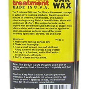 The Treatment 26016 Heavy Duty Silicone Car Wax, 16 oz, 1 Pack