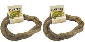 fluker labs sfk51019 small animal bend-a-branch pet habitat decor, medium (2 pack)