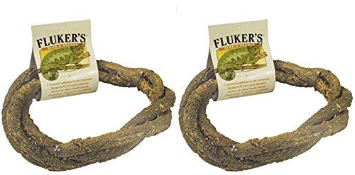 Fluker Labs SFK51019 Small Animal Bend-A-Branch Pet Habitat Decor, Medium (2 Pack)