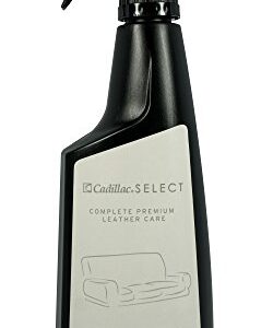 Cadillac Select Leather Furniture Cleaner and Conditioner for Couch, Car Auto Interior Seats, Bags, Jackets, Large Leather Surfaces – Complete Care Spray