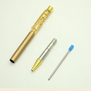 Personalized/Engraved Mechanical Ballpoint Pen,Golden 24K Gold Foil Ball Pen With gift box, Fast Engraving