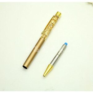 Personalized/Engraved Mechanical Ballpoint Pen,Golden 24K Gold Foil Ball Pen With gift box, Fast Engraving