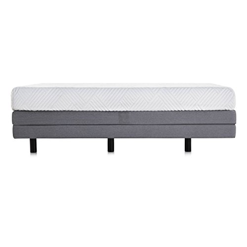 WELLSVILLE Luxury Temperature Control Gel Memory Foam Mattress - CertiPUR-US Certified Twin Grey/White