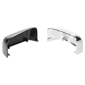 Trail Ridge Tow Mirror Manual Chrome Pair Set Compatible with 99-10 SD Pickup SUV