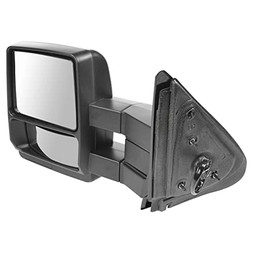 Trail Ridge Tow Mirror Power Heated Puddle Textured Black Pair for Expedition