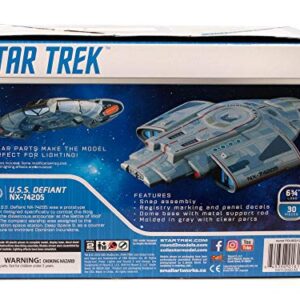 Polar Lights Star Trek USS Defiant 1:1000 Scale Snap Model Kit, Multicolor (POL952)