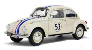 solido 421184040 1:18 vw käfer 1973 volkswagen beetle 1303 racer 53" die-cast model, beige, scale