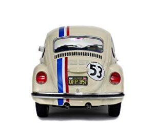 Solido 421184040 1:18 VW Käfer 1973 Volkswagen Beetle 1303 Racer 53" Die-Cast Model, Beige, Scale