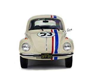 Solido 421184040 1:18 VW Käfer 1973 Volkswagen Beetle 1303 Racer 53" Die-Cast Model, Beige, Scale