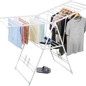 Amazon Basics Gullwing Clothes Drying Rack - White