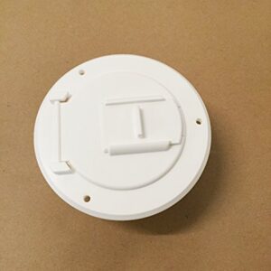 Valterra White Electric Power Cord Small Round Cable Hatch 3" Cutout RV